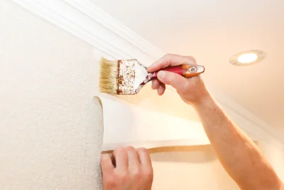 Pose de papier peint à Thérouldeville — revêtements muraux et toiles de verre